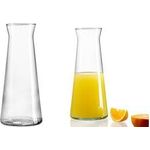 Ritzenhoff & Breker Glaskaraffe LARA, 1,0 Liter aus geriffeltem Klarglas, spülmaschinenfest, - 1 Stück (820881)