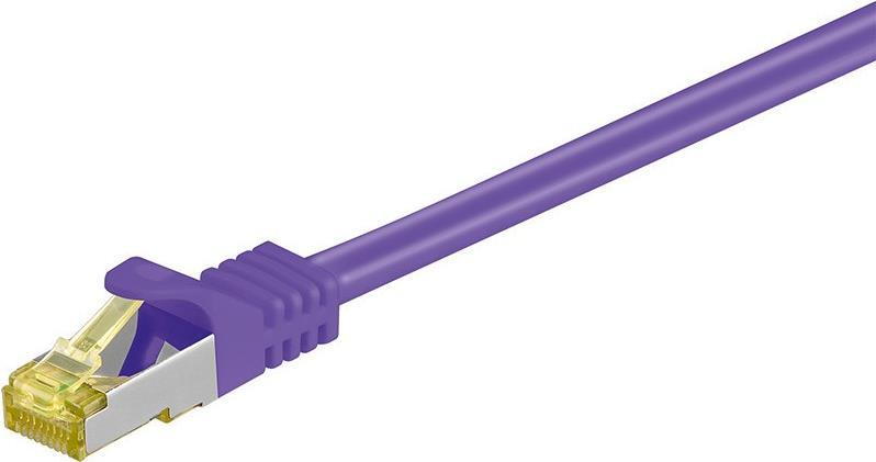 DSIT RJ45 Netzwerkkabel S/FTP (PiMF), mitCat.7 Rohkabel, Violett, 30m (DC-78-300)