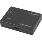 Lanberg Switch Video 3x HDMI Micro-USB Port Fernb. schwarz (SWV-HDMI-0003)