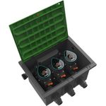 Gardena 1286-20. Produkttyp: Ventil, Produktfarbe: Schwarz, Maximaler Wasserdruck: 12 bar. Menge pro Packung: 3 Stück(e) (01286-20)