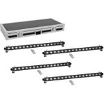 EUROLITE Set 4x LED PIX-16 QCL Leiste + Case (20000992)
