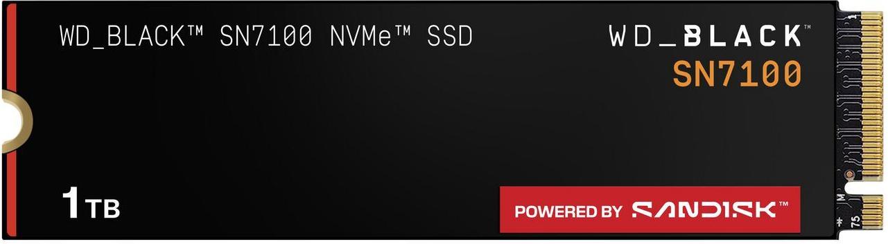 Western Digital WD Black SN7100 1 TB M.2 2280 PCIe 4.0 NVMe SSD