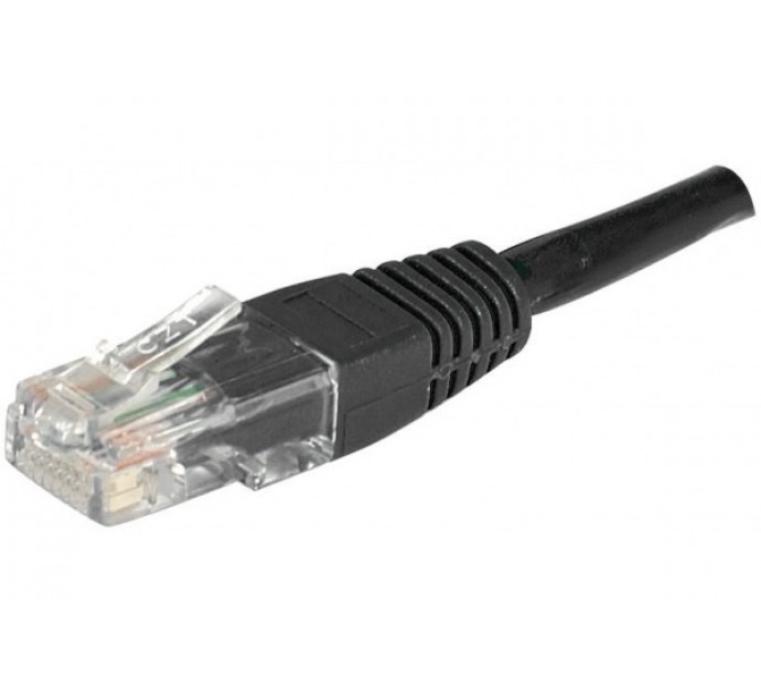 exertis Connect Patch-Kabel CAT 6 7 m U/UTP Schwarz