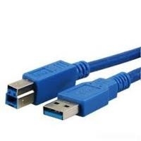 MediaRange USB Kabel A -> B St/St 5,00m blau USB3.0 (MRCS150)