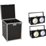 EUROLITE Set 2x Audience Blinder 2x100W LED COB CW/WW + Case (20000903)