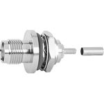 Telegärtner TNC-Kabeleinbaubuchse Crimp G07 50 Ohm, löt/crimp, A4016, Z04, G07 (RG-316/U)  - 1 Stück (J01011A0058)