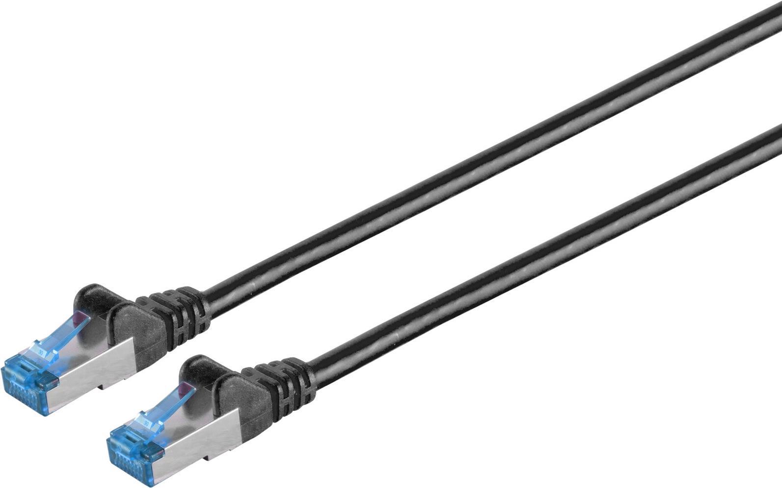 S-Conn 75711-0.25S Netzwerkkabel Schwarz 0,25 m Cat6a S/FTP (S-STP) (75711-0.25S)