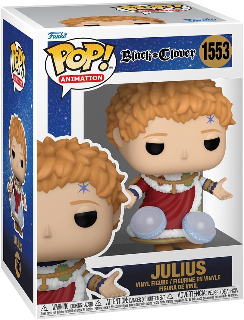 Funko Pop! Animation Black Clover Julius Casting Magic Spell Sammelfigur 11 cm