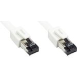 Alcasa 8080-005W Netzwerkkabel 0,5 m Cat8.1 S/FTP (S-STP) Weiß (8080-005W)