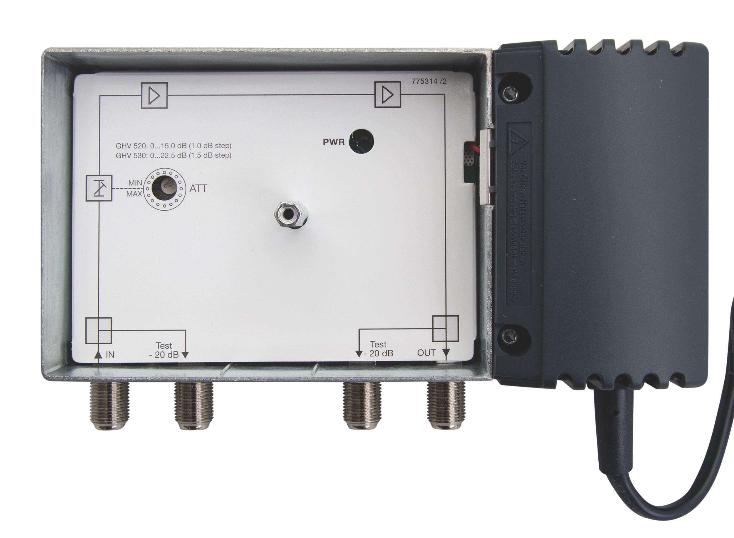 Triax GHV 520 Hausanschlussverstärker 20 dB