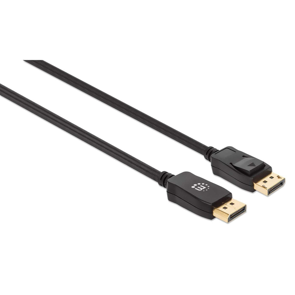 Manhattan DisplayPort 1.4 Kabel 8K@60Hz 4K@120Hz 1 m Schwarz