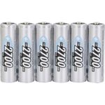 Ansmann Mignon (AA)-Akku NiMH HR06, 4 + 2 gratis 2700 mAh 1.2 V 6 St. (1322-0006-510)