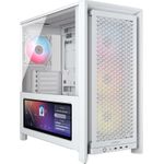 CORSAIR Geh Midi FRAME 4000D LCD RS ARGB Mid-Tower, White (CC-9011327-WW)