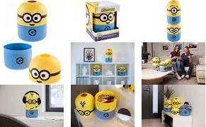 keeeper Aufbewahrungsbox Minions "bob", 6 Liter, blau / gelb rund, in Minions-Form, Durchmesser: 200 x (H)255 mm, - 1 Stück (1117022035600)