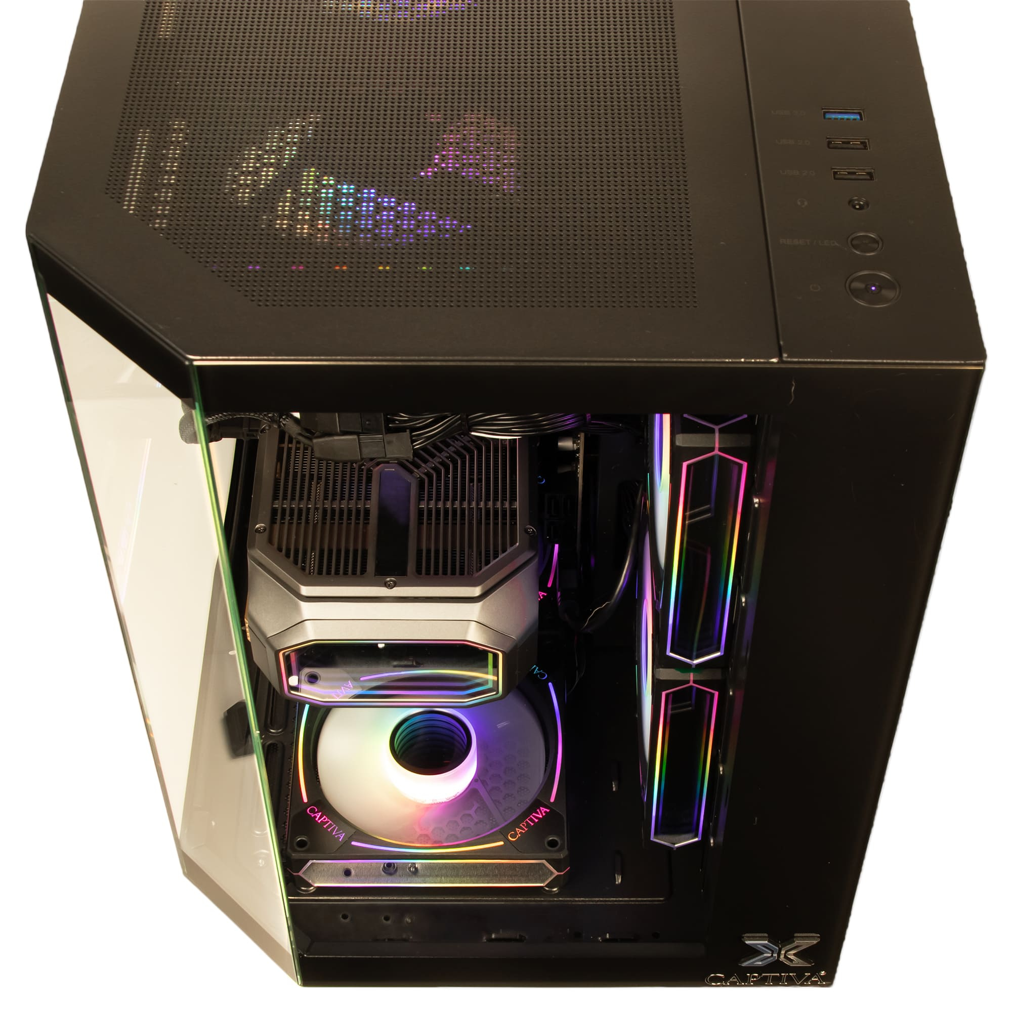 Captiva Entry Gaming R10-2086 AMD Ryzen 5 5500 16 GB RAM 500 GB SSD Schwarz
