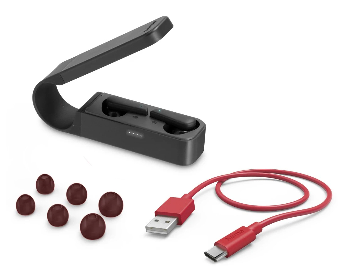 Hama Spirit Pocket II True Wireless In-Ear Kopfhörer Schwarz