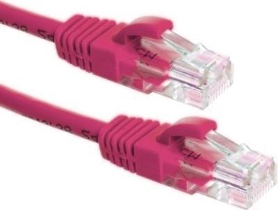 DSIT CAT6a Netzwerkkabel 100% Kupfer - U/UTP - 20 Meter - Rosa (DC-U6A9-200)