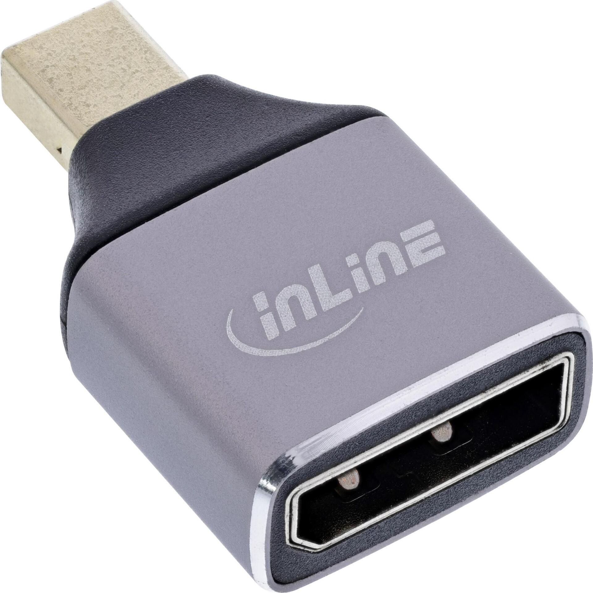 InLine DisplayPort 1.4 Adapter Buchse Mini Displayport Stecker (17291C)