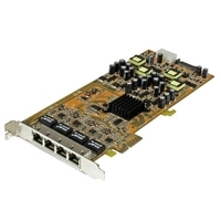 StarTech.com 4 Port Gigabit PoE PCIe Network Card (ST4000PEXPSE)