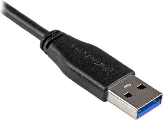 StarTech.com 1m Slim Micro USB 3.0 Kabel rechtsgewinkelt (USB3AU1MRS)