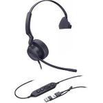 Yealink UH42 Mono 1308240 Headset – USB-C/USB-A – monaural – Noise-Cancelling – 35mm Lautsprecher – Wideband-Audio – drehbare Ohrmuschel – Schwarz