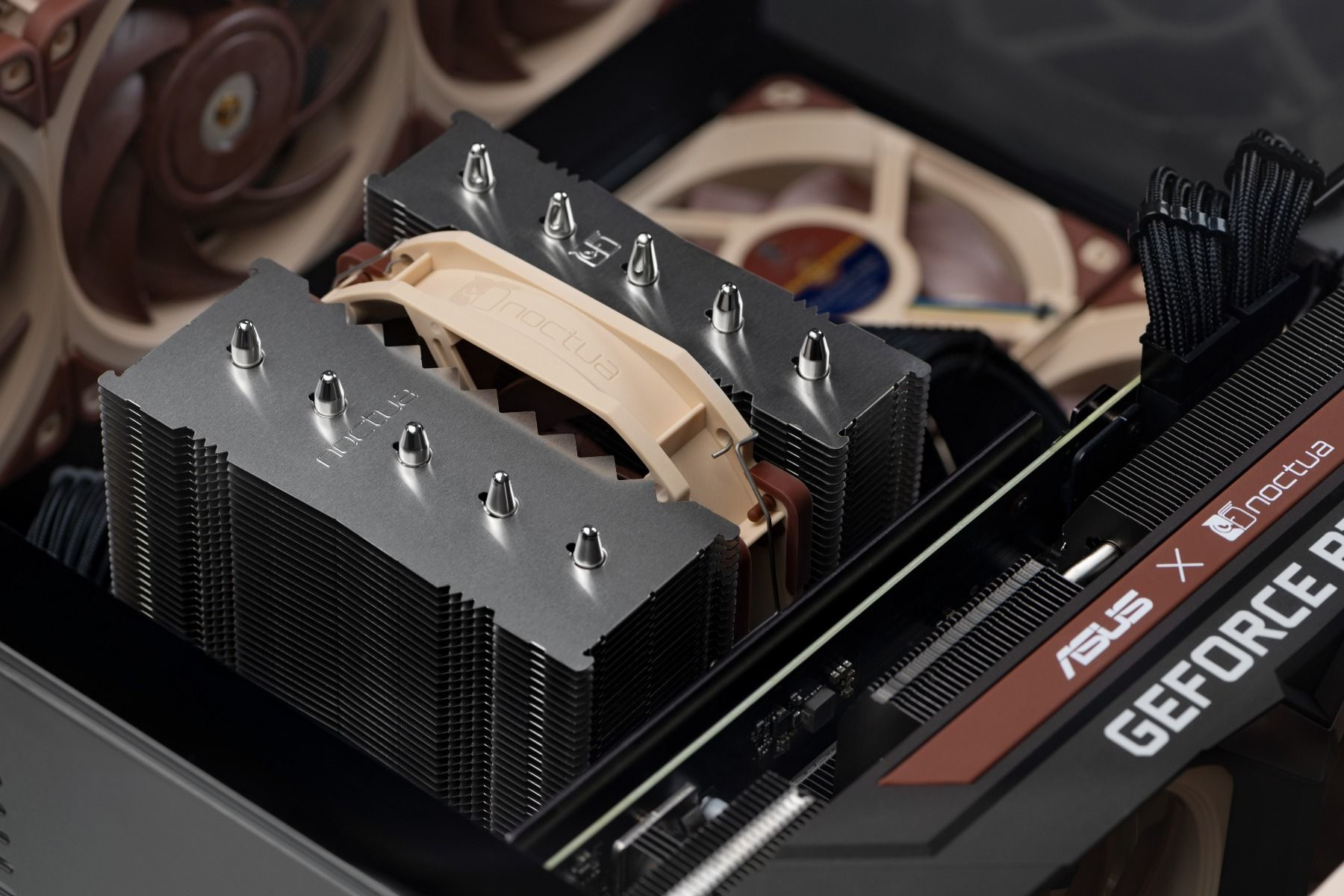 Noctua NH-D12L Prozessor-Luftkühler 120 mm Beige Braun