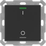 MDT BE-TAL550106.B1 KNX Taster Light 55 1-fach RGBW Schwarz matt Schalten 1 (BE-TAL550106.B1)