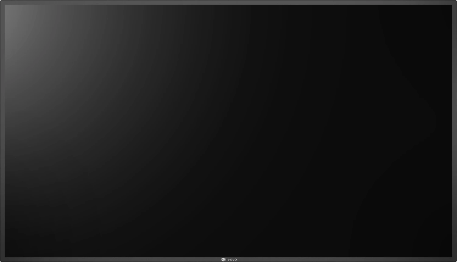 AG Neovo QM-6502 165,10cm (65") 4K UHD Digital Signage Display, 400 cd/m², Schwarz