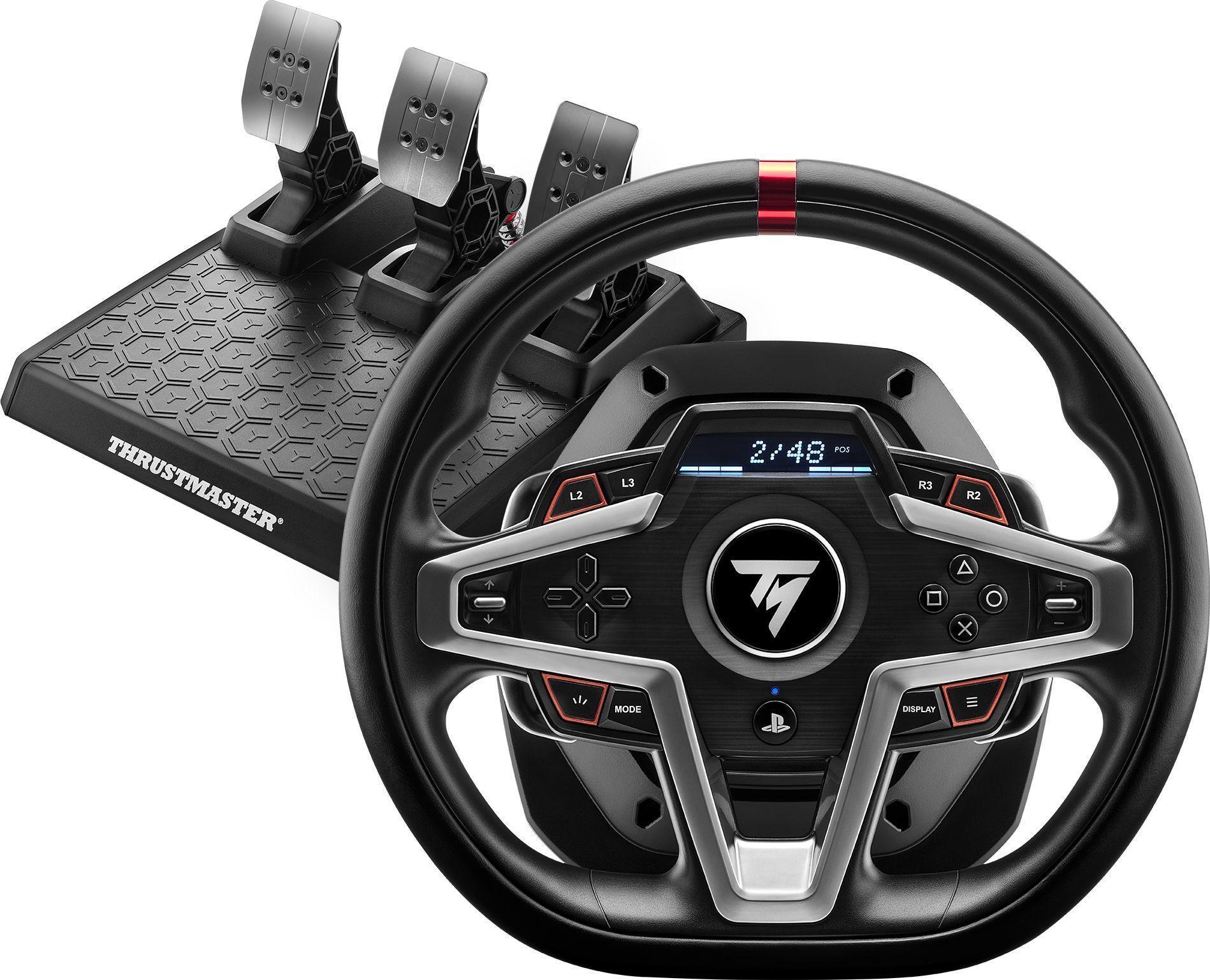 ThrustMaster T248 Lenkrad- und Pedale-Set Kabelgebunden Schwarz, Silber