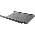 Lanberg festes Schiebefach 19 '1U / 465x750mm, maximale Tragfähigkeit bis 15kg schwarz (AK-1011-B)