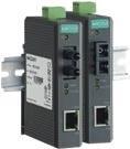 MOXA Industrial Ethernet Medien Konverter,ohne Alarmfunktion 1 x RJ45 10/100BaseTX - 1 x LWL-SC 100BaseFX Singlemode (IMC-21-S-SC)