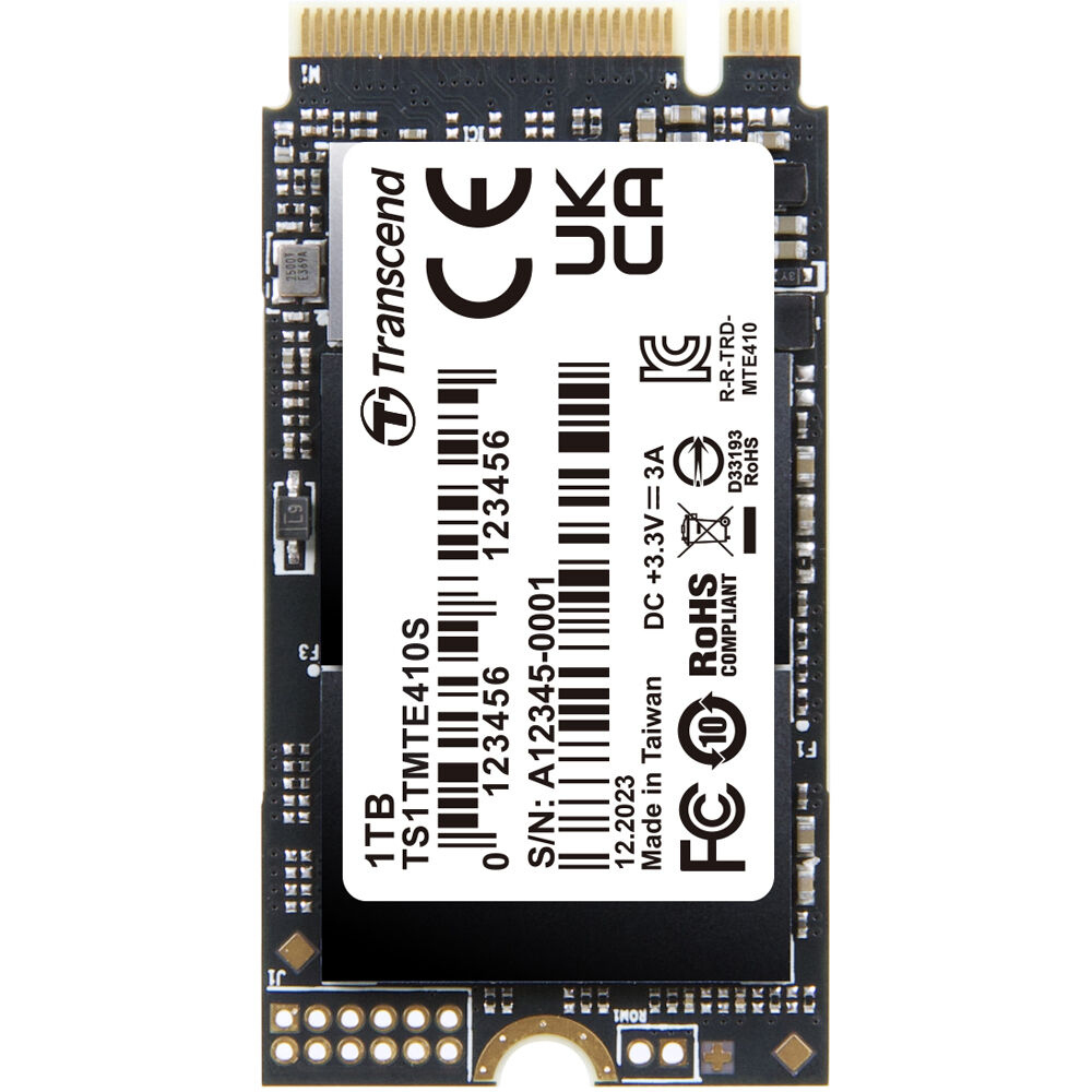 Transcend MTE410S M.2 2242 SSD 1 TB PCIe 4.0 x4 NVMe 3D NAND