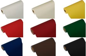 PAPSTAR Tischläufer "ROYAL Collection", gelb aus Tissue, auf Rolle, Maße: (B)400 mm x (L)24 m, - 1 Stück (84311)