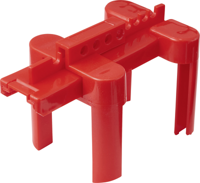 Sygonix SY-6872674 Verriegelung 98 mm Rot Kugelhahn DN8-DN80 (SY-6872674)