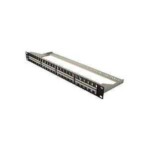 DIGITUS Professional DN-91424 - Patch Panel - Schwarz, RAL 9005 - 1U - 48 Por...