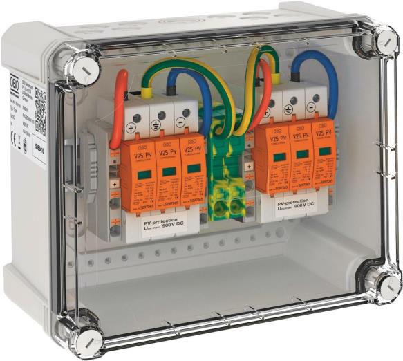 OBO PVG-BC 900K Â 110 Generatoranschluss- kasten 2x1 PV-String a.2 WR-MPP 5088410 (5088410)