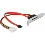 Delock Slotblech mit 1 x SATA 22 Pin Stecker extern (90418)