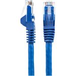 StarTech.com 7m LSZH CAT6 Ethernet Cable, 10 Gigabit Snagless RJ45 100W PoE Network Patch Cord with Strain Relief, CAT 6 10GbE UTP, Blue, Individually Tested/ETL, Low Smoke Zero Halogen (N6LPATCH7MBL)