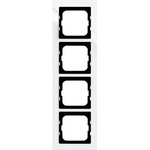 Busch-Jaeger 1754-0-4346 Wandplatte/Schalterabdeckung Weiß (1724-284)