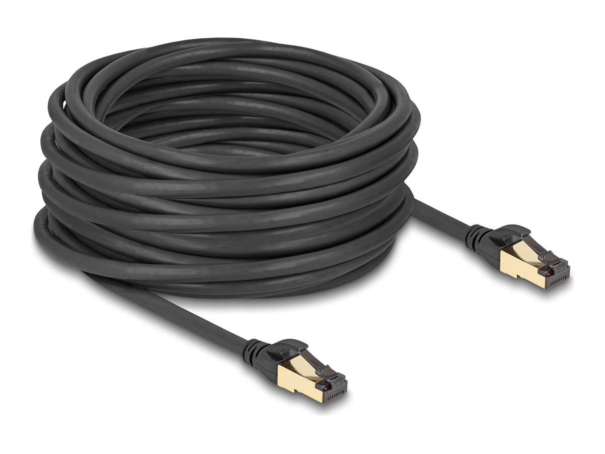Delock 80253 Netzwerkkabel Cat.7 S/FTP 15 m Schwarz