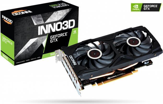 Inno3D GEFORCE GTX 1660 TWIN X2 - GeForce GTX 1660 - 6 GB - GDDR5 - 192 Bit - 7680 x 4320 Pixel - PCI Express x16 3.0 (N16602-06D5-1521VA15L)