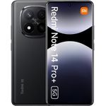 Xiaomi Redmi Note 14 Pro+ 5G 12GB+512GB Midnight Black 16,94cm (6,67") AMOLED Display, Xiaomi HyperOS (basiert auf Android 14), 200MP Triple-Kamera [Energieklasse B] (MZB0I9REU)
