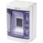 Sygonix SY-5491850 Kleinverteiler Aufputz Anzahl Teilungen = 4 Anzahl Reihen = 1 Inhalt 1 St. (SY-5491850)