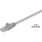 MicroConnect U/UTP CAT5e Grey/Lavendel 10 Pack 20 pcs in a colli (V-UTP502VP-P)