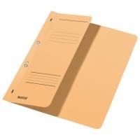 LEITZ Ösenhefter, DIN A4, Manilakarton, chamois, kauf- männische Heftung, 250 g/qm, 1/2 Vorderdeckel (90 mm breit) - 50 Stück (3740-00-11)