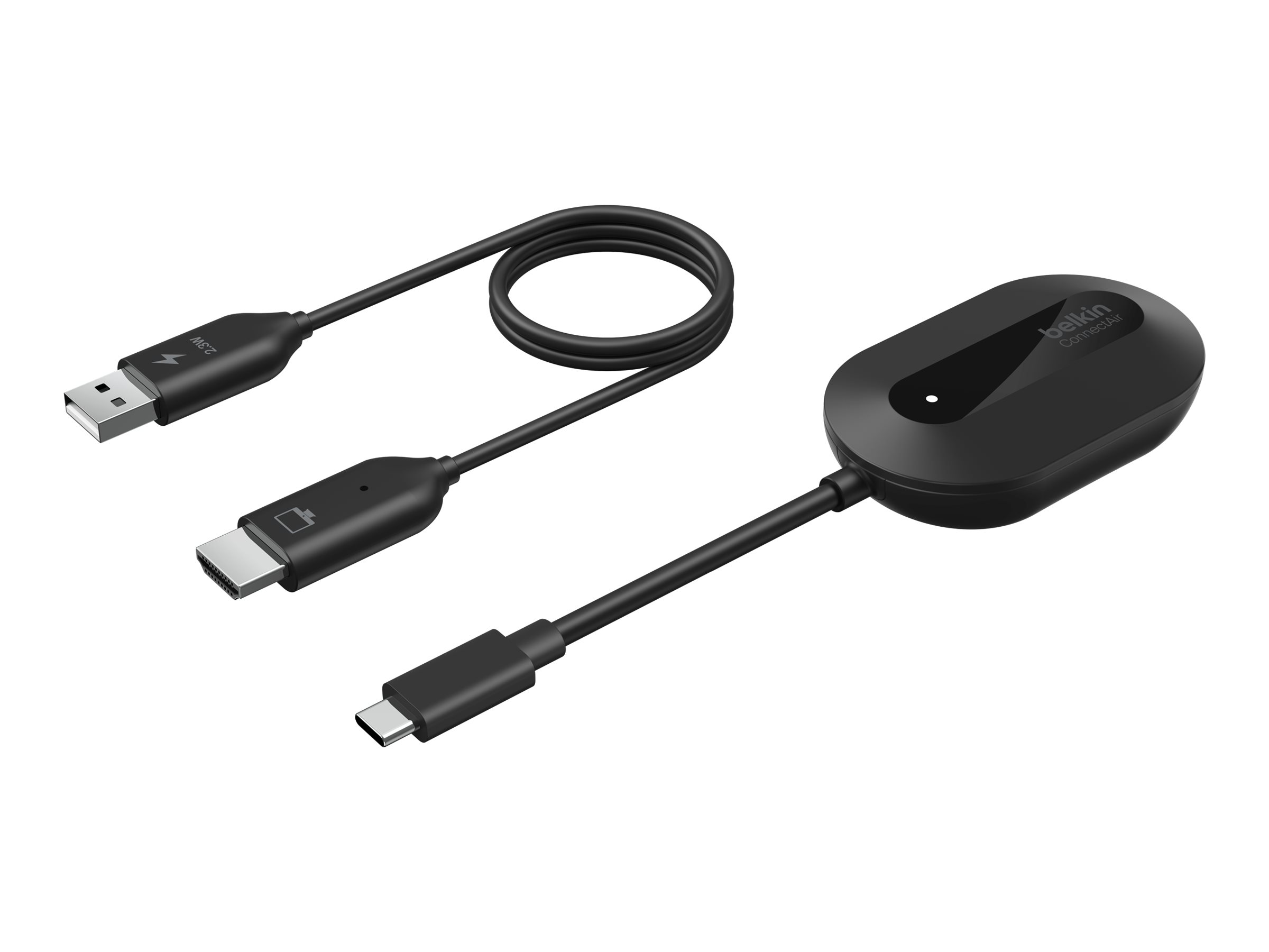 Belkin ConnectAir AVC024HQBK Kabelloser HDMI-Adapter Schwarz