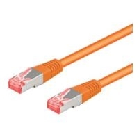 Wentronic Goobay CAT 6 Patchkabel, S/FTP (PiMF), Orange, 25 m - LSZH halogenfrei, Kupfer (95649)