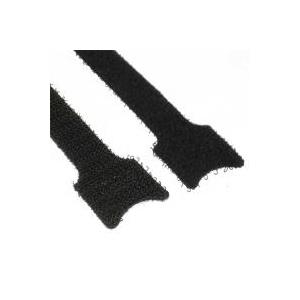 InLine® Kabelbinder 12x240mm, Klett-Verschluss, 10er, schwarz (59943N)
