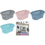 keeeper Wäschekorb "anton", Breite: 575 mm, nordic-blue ergonomische Form, Fassungsvermögen: 30,5 Liter, Material: - 1 Stück (1009368000000)