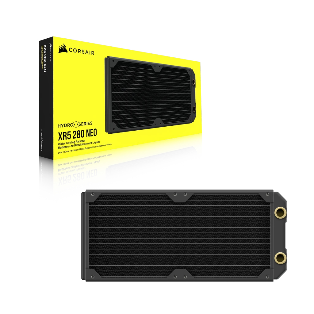 CORSAIR Hydro X Series XR5 240 Neo Wasserkühlungs-Radiator 240 mm Schwarz